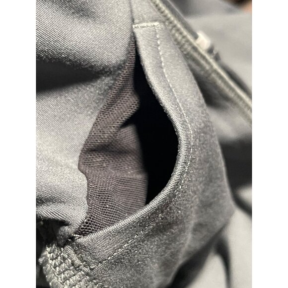 YPB High Waisted Leggings Womens XXS Gray Reflective Stripes Stretch Activewear - Picture 7 of 11